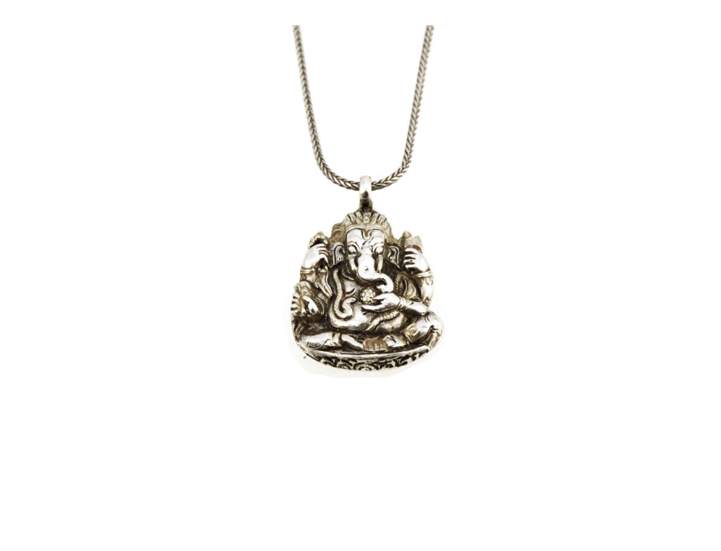 23 Wunderschönes Ganesha-Amulett ~ Silber ~ Nepal 