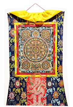 Thangka Tibet Pancha Buddha Mandala