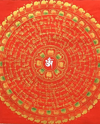 Thangka Om Mani Padme Hum