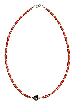 Kette Feine Koralle - Sterlingsilber