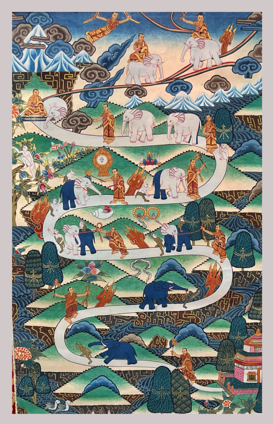 Thangka Samatha Meditation