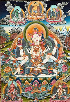 Thanka Tibet Namgyalma, Ushnisha Vijaya