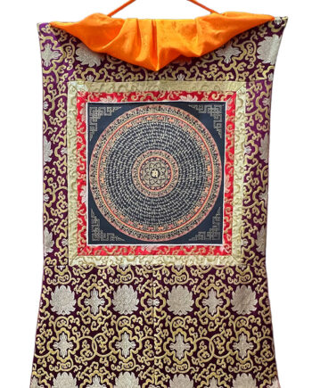 Thanka Mandala Om Mani Padme Hum