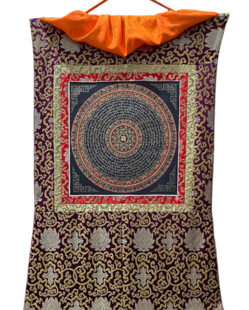 Thanka Mandala Om Mani Padme Hum